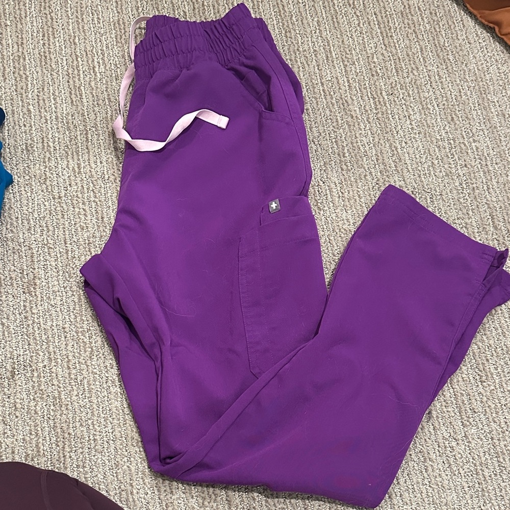 Purple Scrub Pants